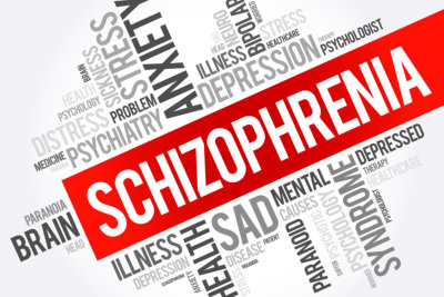 schizophrenia word cloud collage